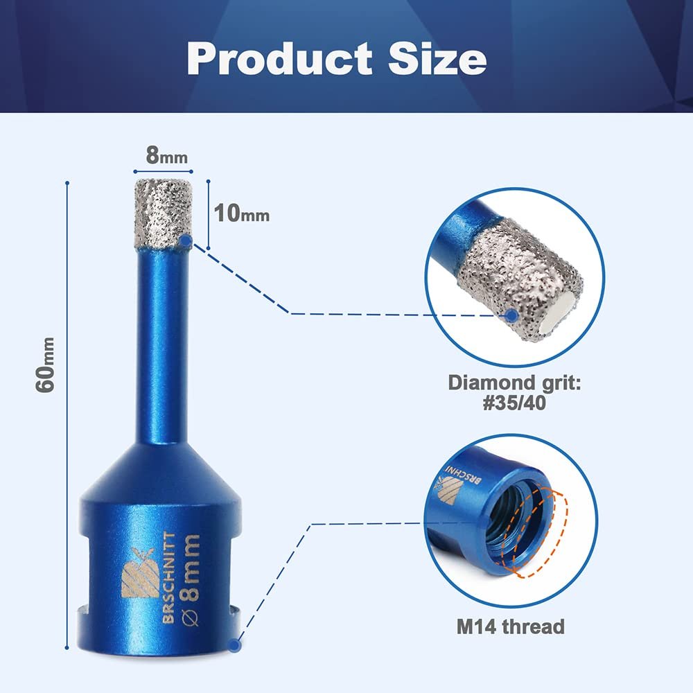BRSCHNITT Diamant-Fliesenbohrer M14
