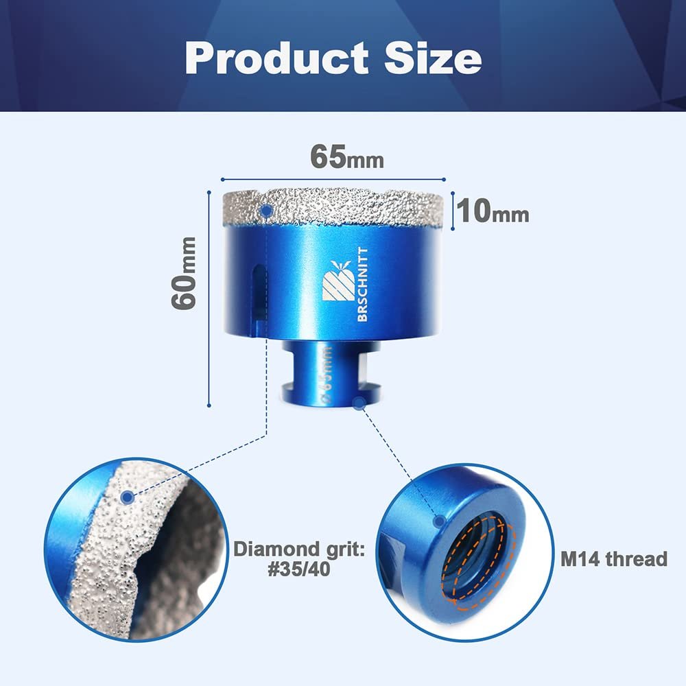BRSCHNITT Diamant-Fliesenbohrer M14