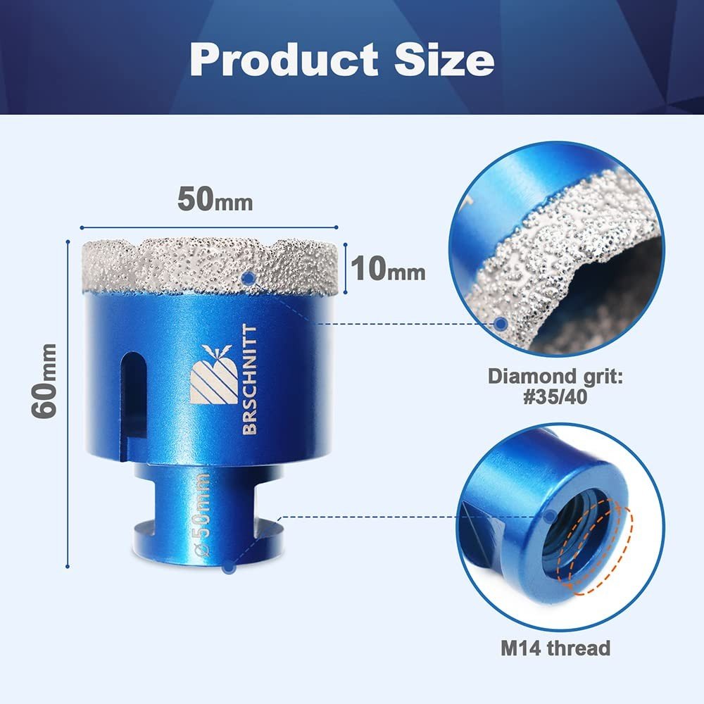 BRSCHNITT Diamant-Fliesenbohrer M14