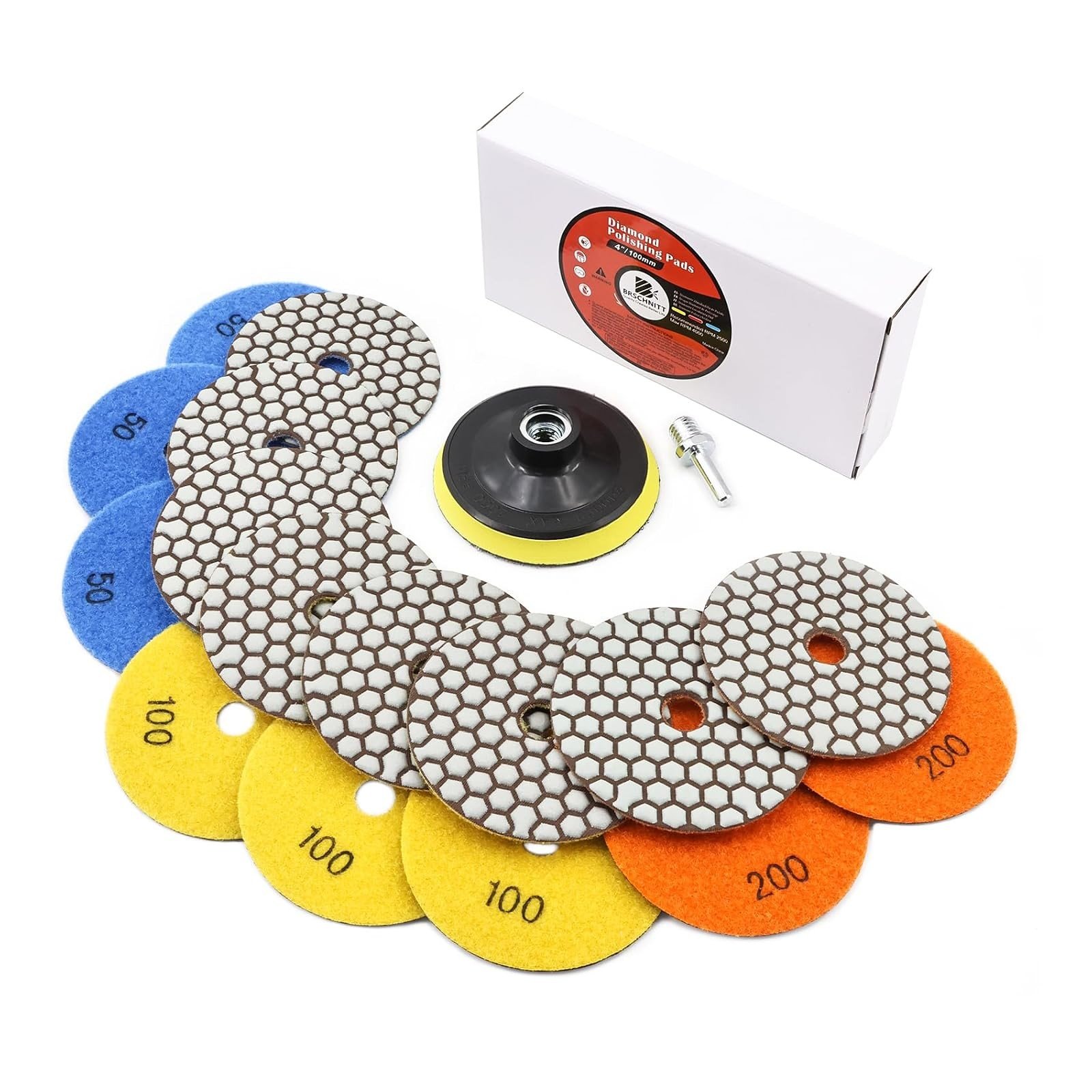 BRSCHNITT Diamant-Polierscheiben Sets