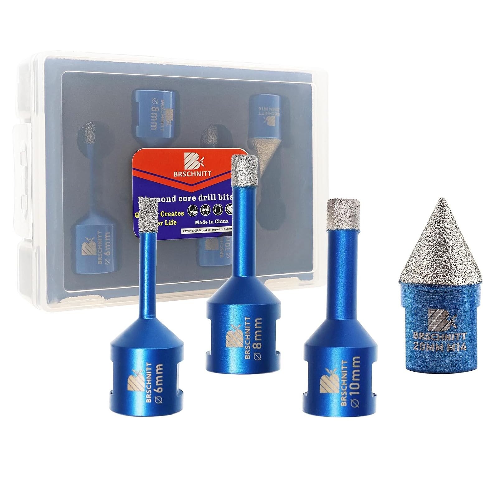 BRSCHNITT Diamantbohrer- und Fingerfräser-Sets