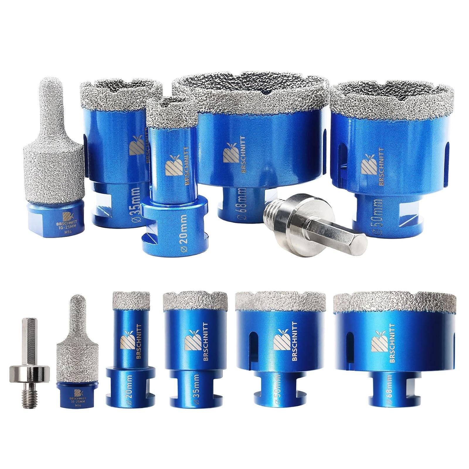 BRSCHNITT Diamantbohrer-Fliesenbohrer Sets