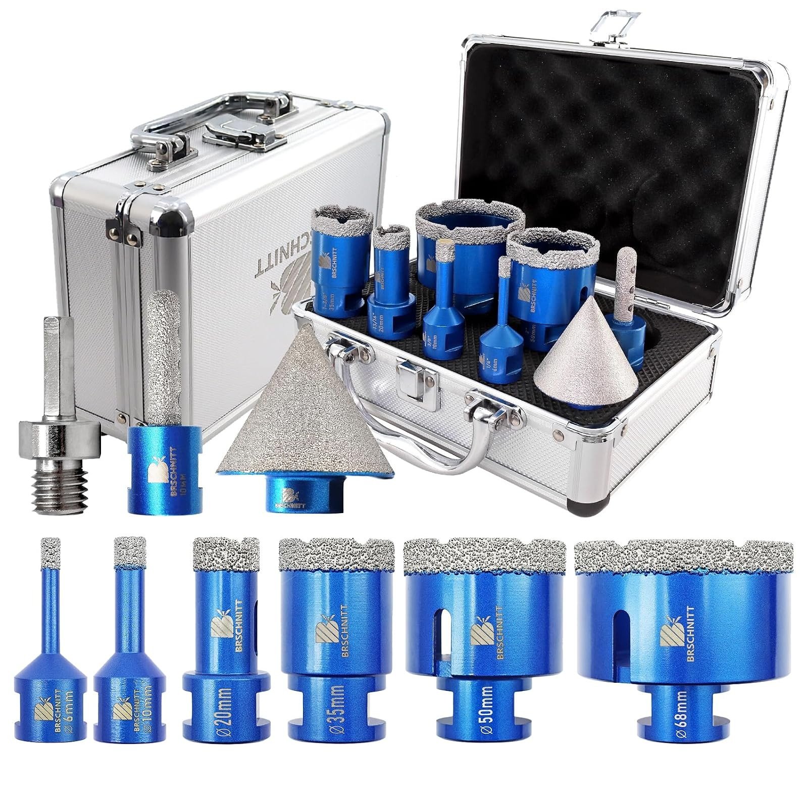 BRSCHNITT Diamantbohrer- und Fingerfräser-Sets