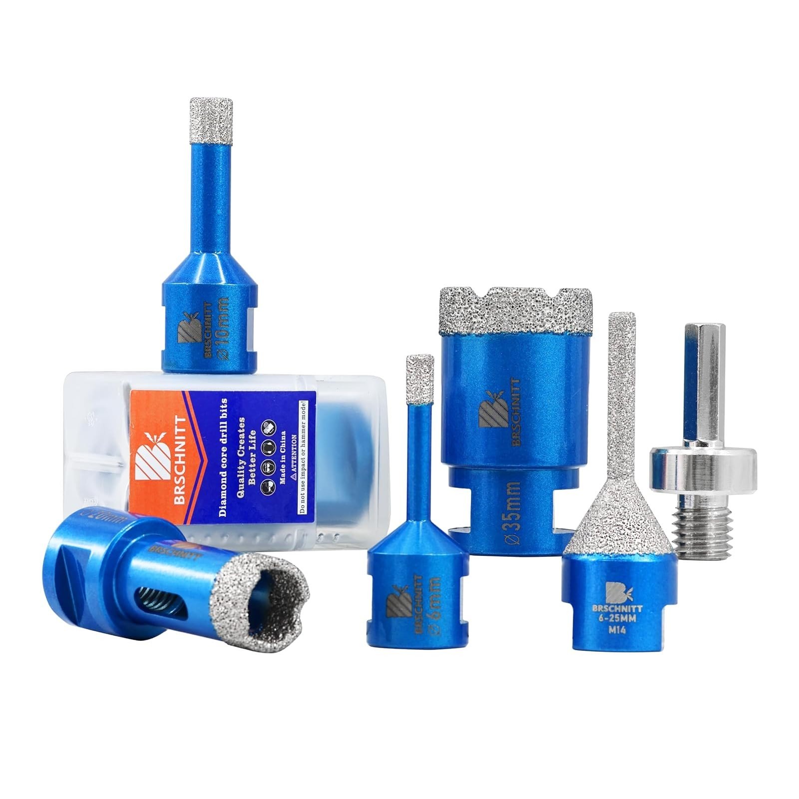 BRSCHNITT Diamantbohrer-Fliesenbohrer Sets