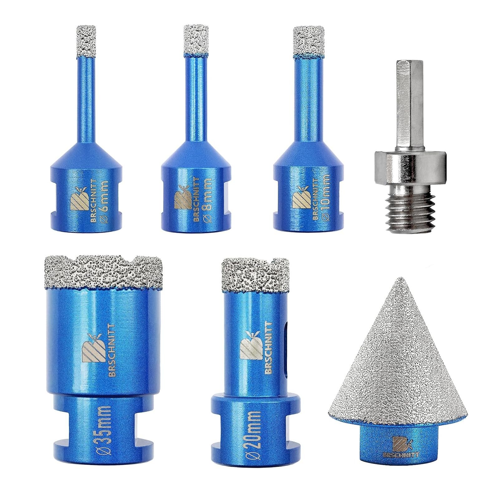 BRSCHNITT Diamantbohrer-Fliesenbohrer Sets