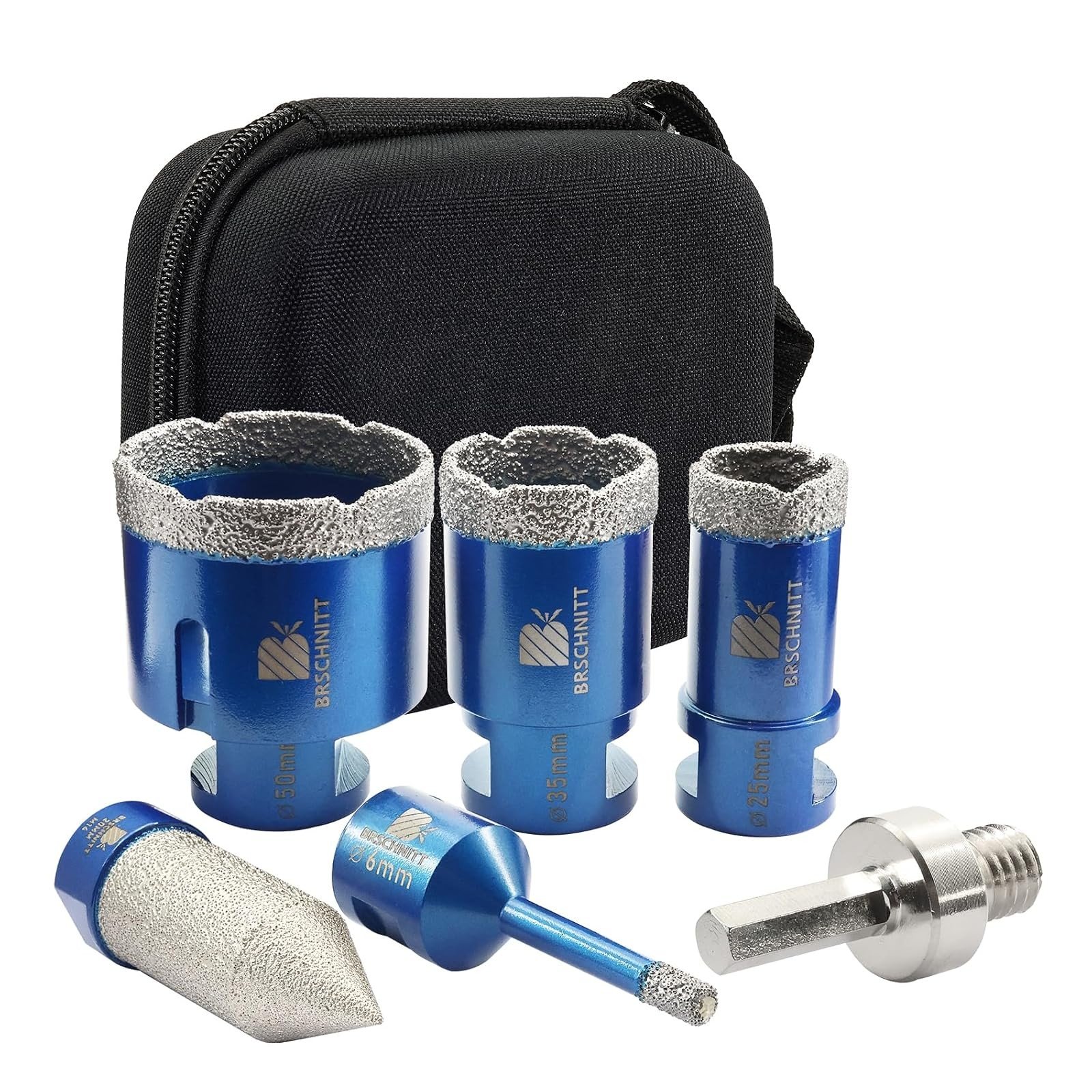 BRSCHNITT Diamantbohrer-, Fingerfräser- und Fasenbohrer-Sets