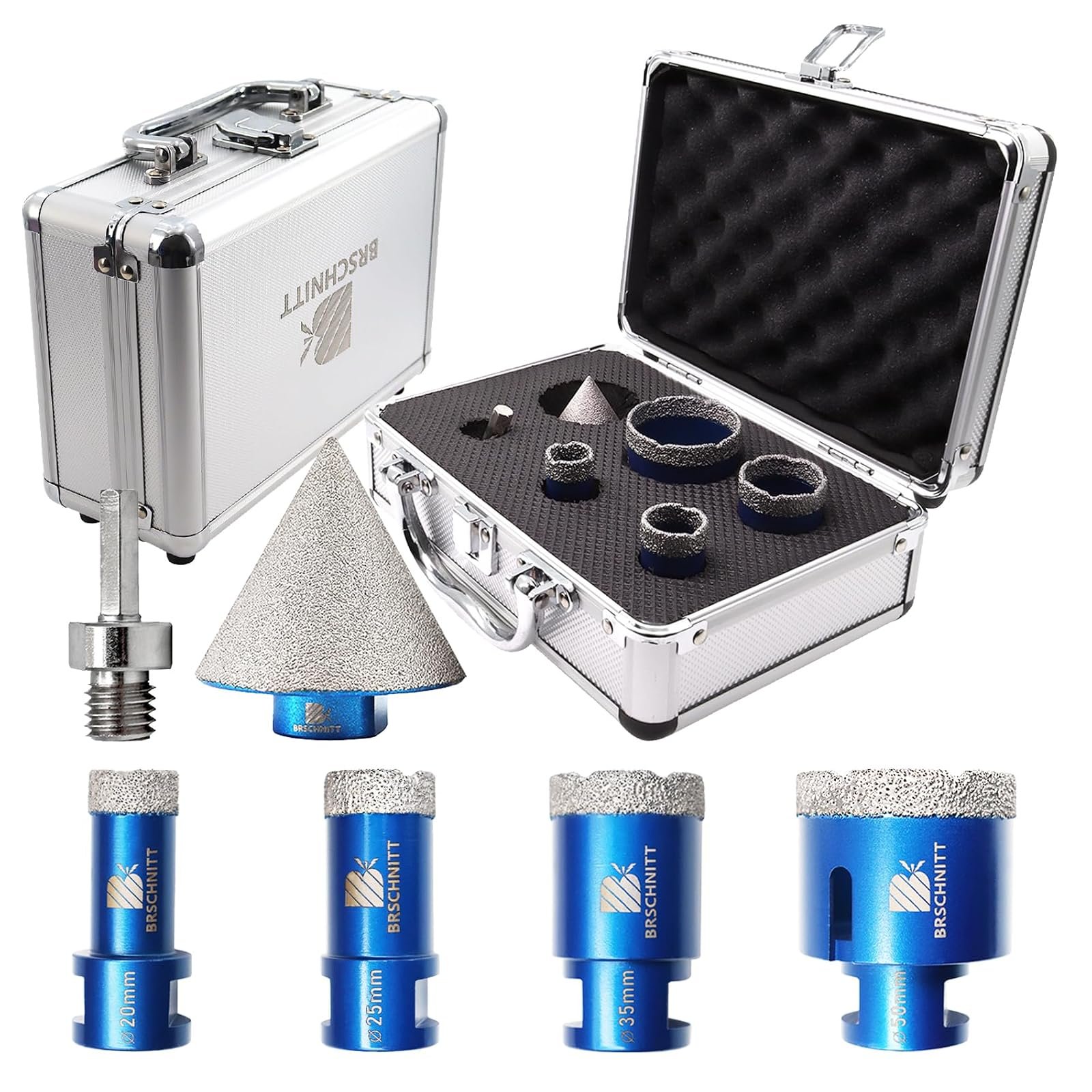 BRSCHNITT Diamantbohrer- und Fingerfräser-Sets