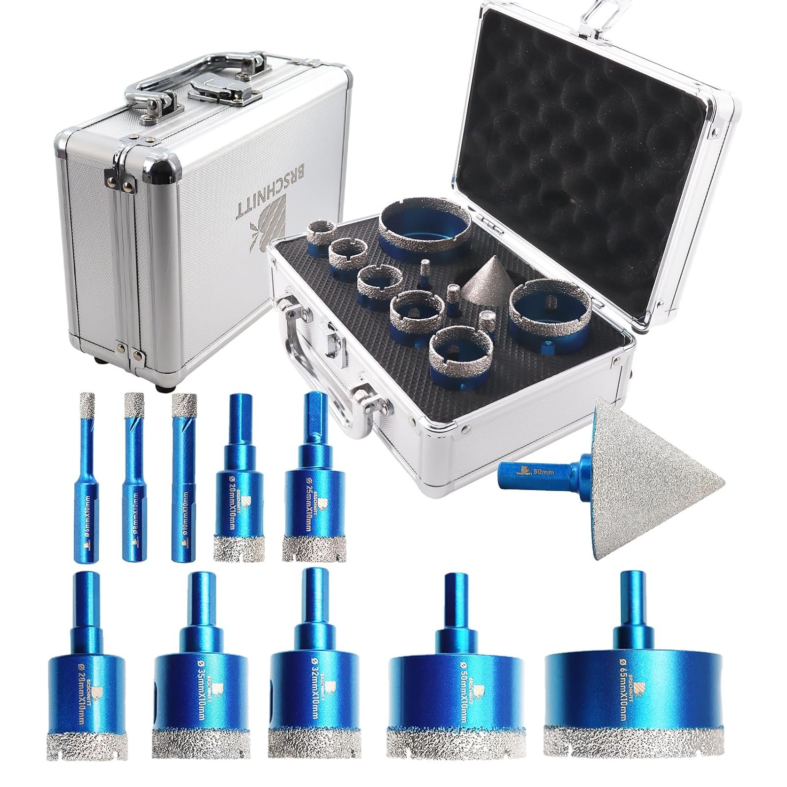 BRSCHNITT Diamant-Trockenbohrer Sets