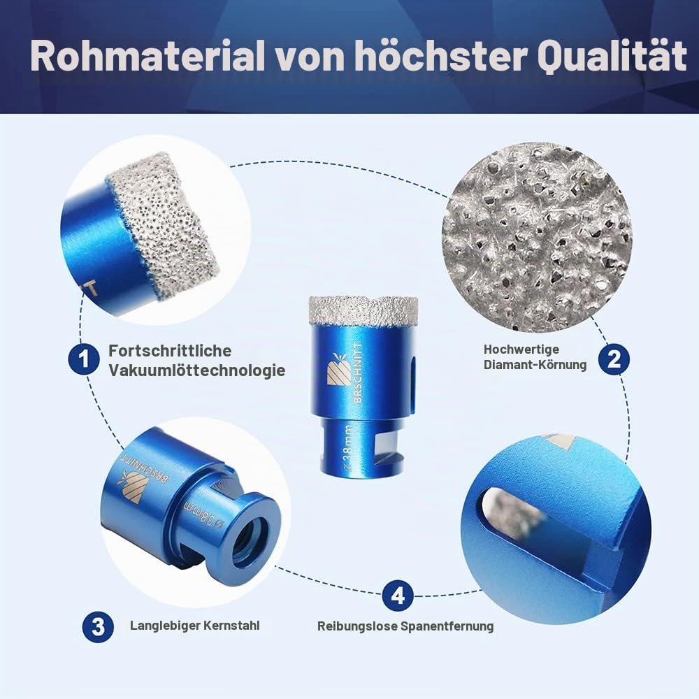 BRSCHNITT Diamant-Fliesenbohrer M14