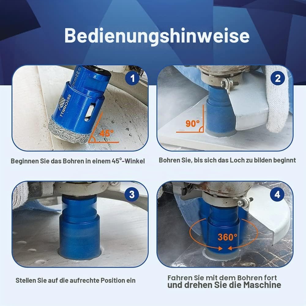 BRSCHNITT Diamant-Fliesenbohrer M14