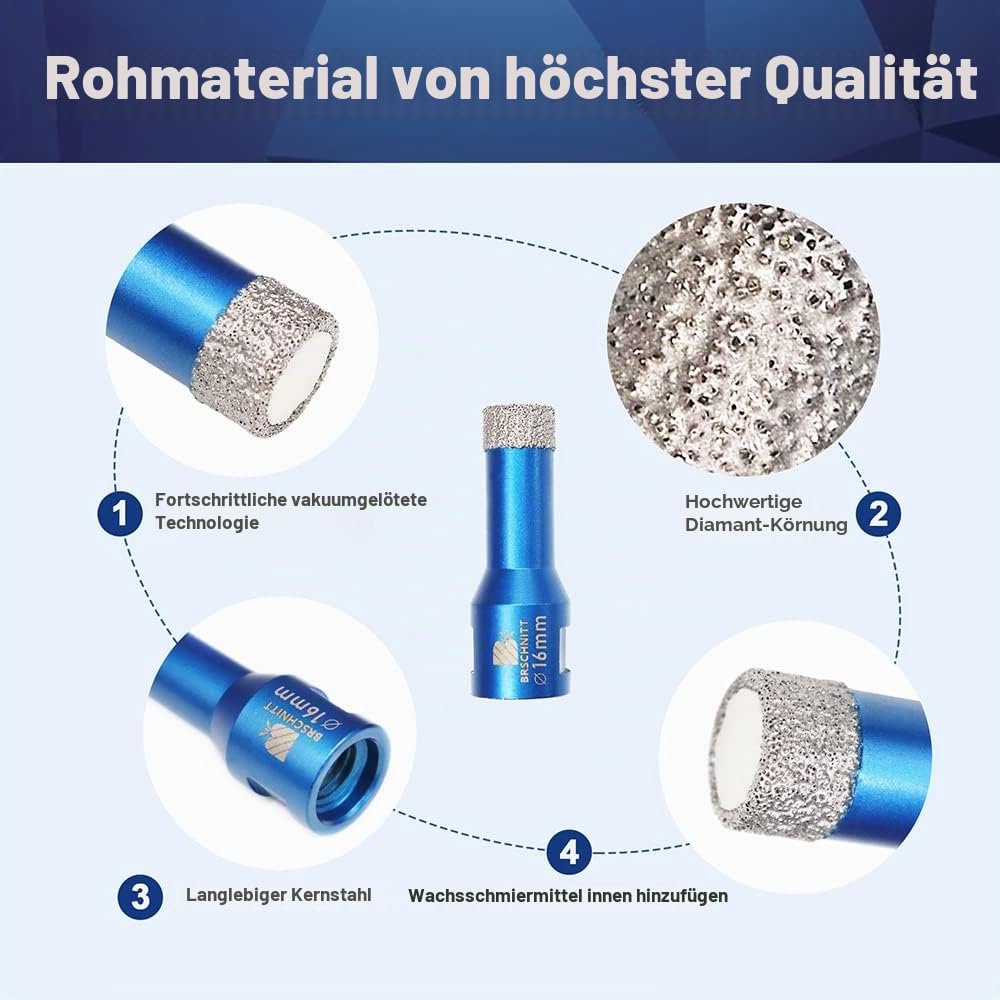 BRSCHNITT Diamant-Fliesenbohrer M14