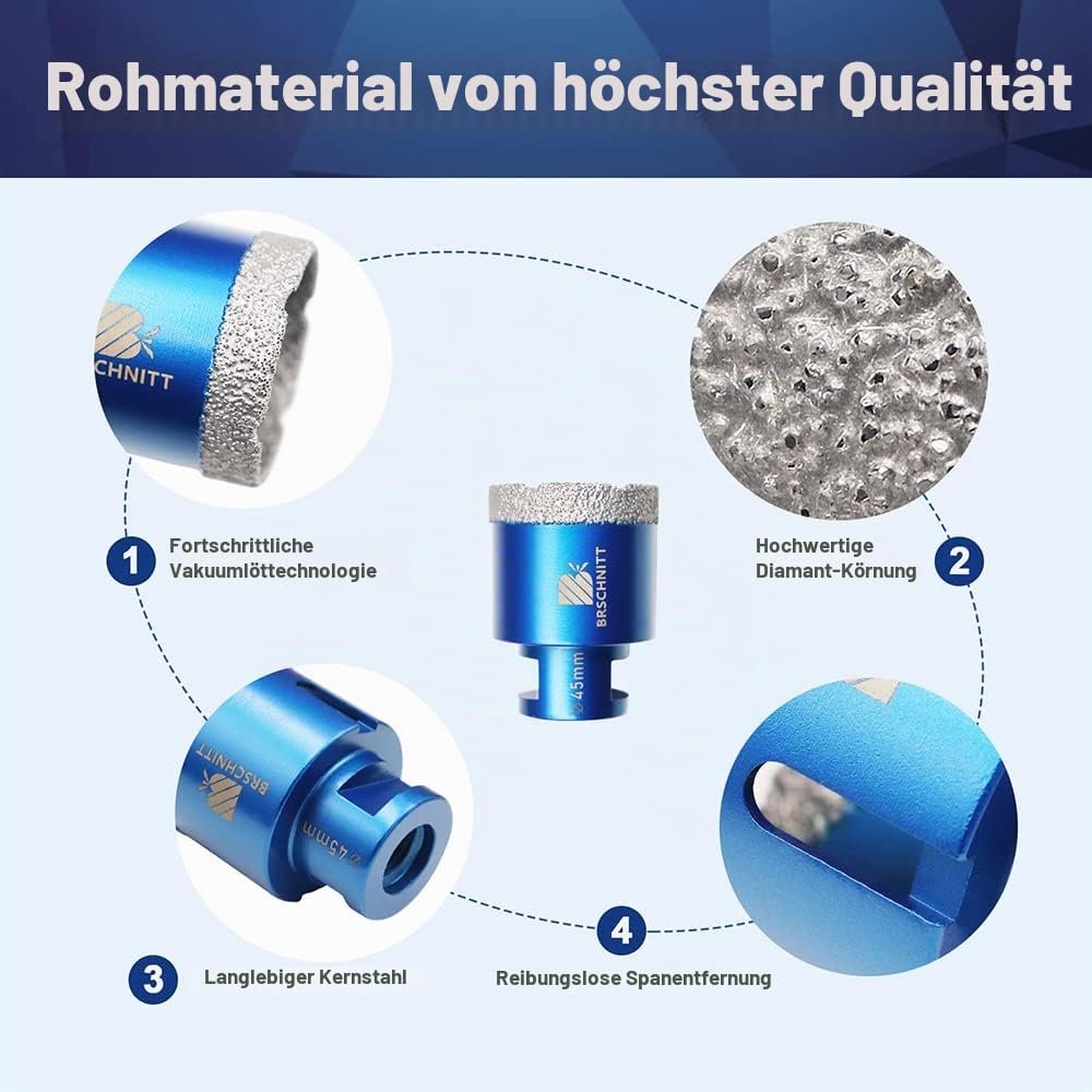 BRSCHNITT Diamant-Fliesenbohrer M14