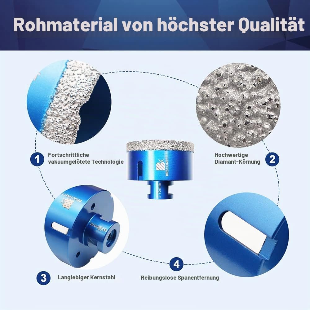 BRSCHNITT Diamant-Fliesenbohrer M14