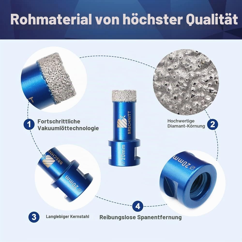 BRSCHNITT Diamant-Fliesenbohrer M14