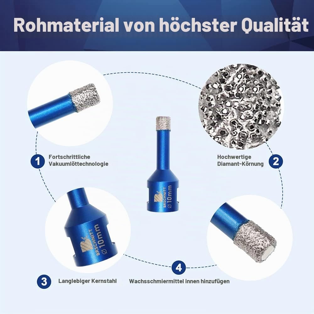 BRSCHNITT Diamant-Fliesenbohrer M14