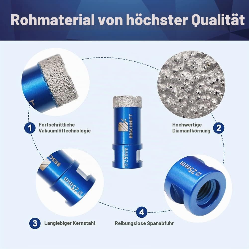 BRSCHNITT Diamant-Fliesenbohrer M14
