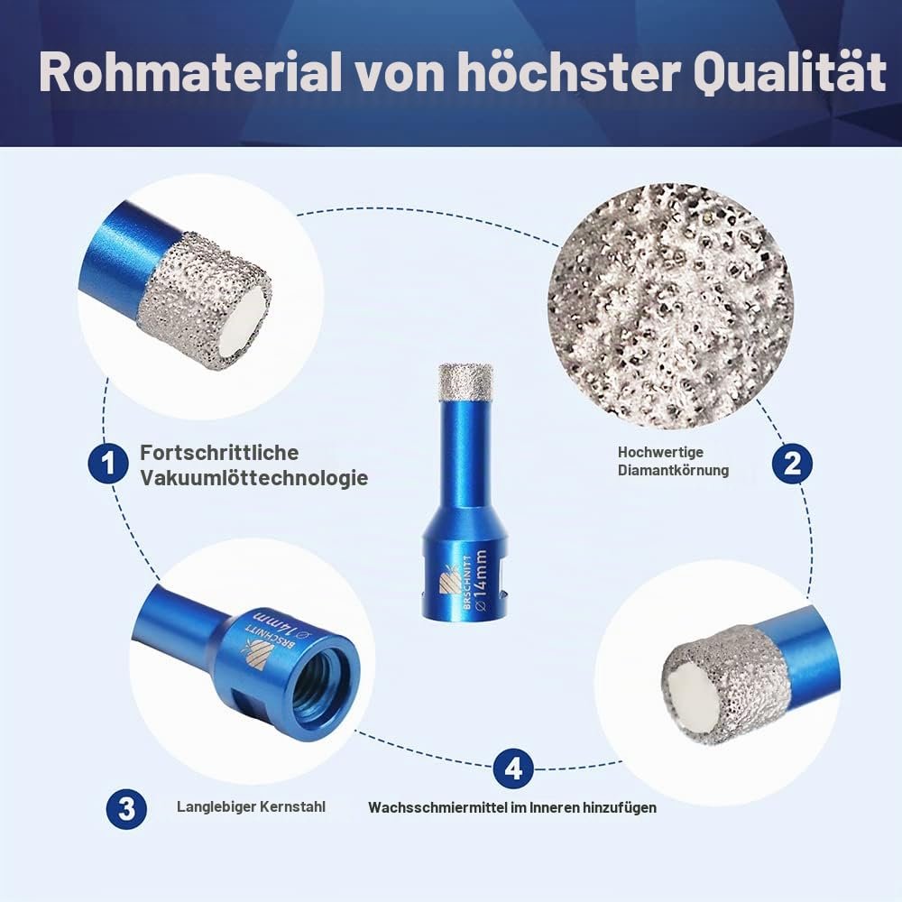BRSCHNITT Diamant-Fliesenbohrer M14