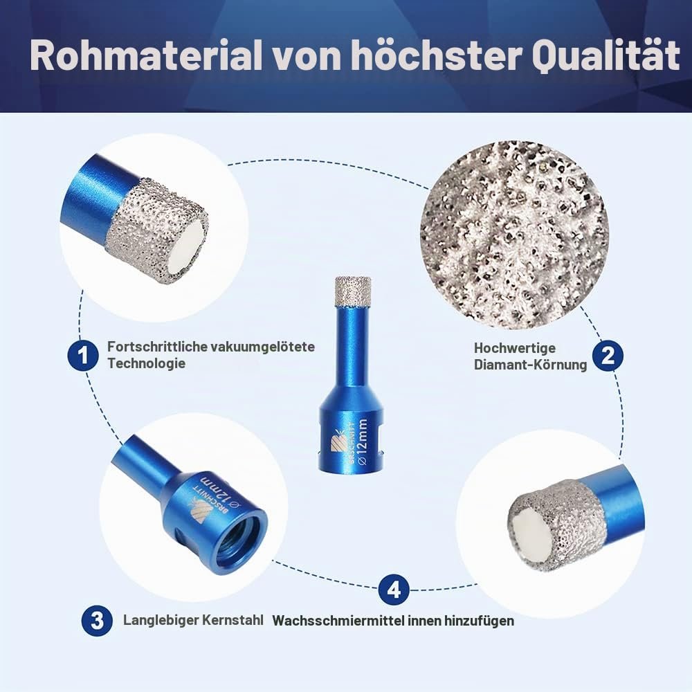 BRSCHNITT Diamant-Fliesenbohrer M14