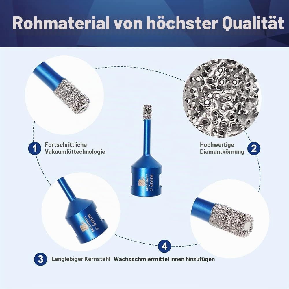 BRSCHNITT Diamant-Fliesenbohrer M14