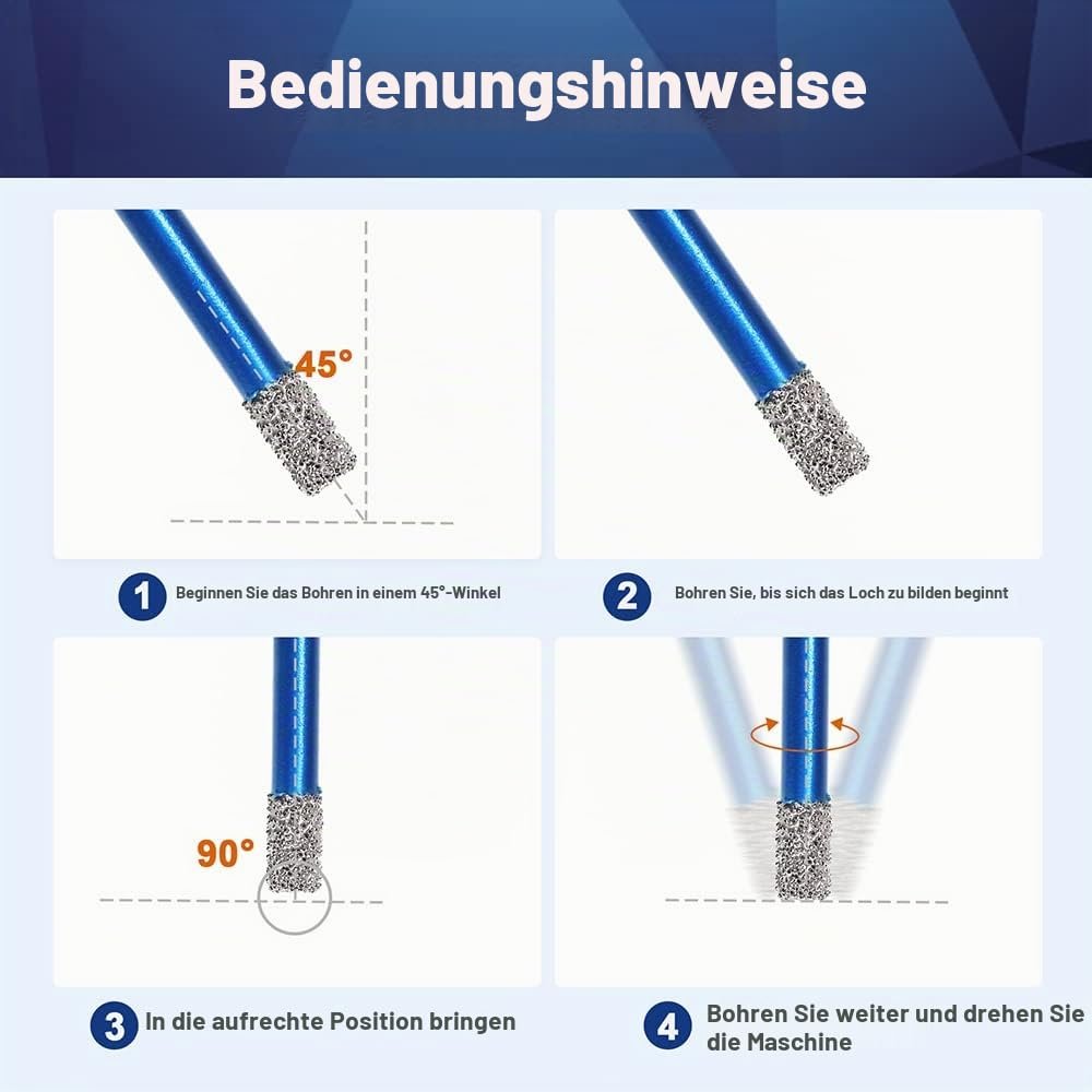 BRSCHNITT Diamant-Fliesenbohrer M14