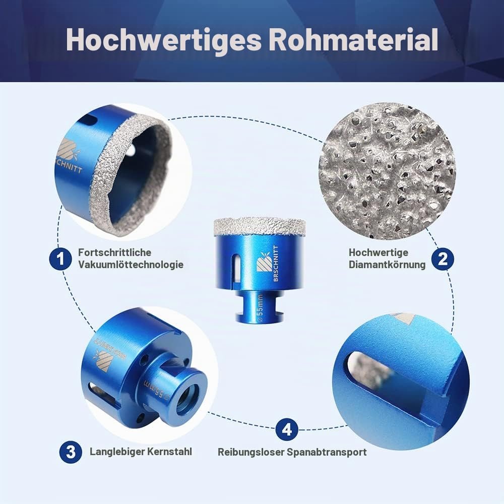 BRSCHNITT Diamant-Fliesenbohrer M14
