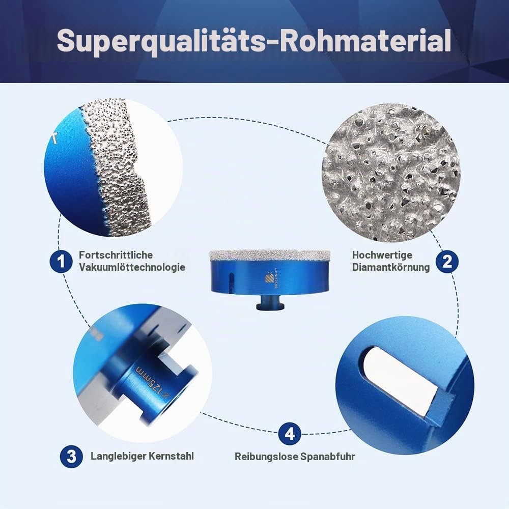BRSCHNITT Diamant-Fliesenbohrer M14