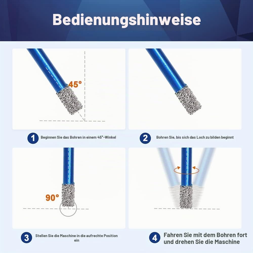 BRSCHNITT Diamant-Fliesenbohrer M14