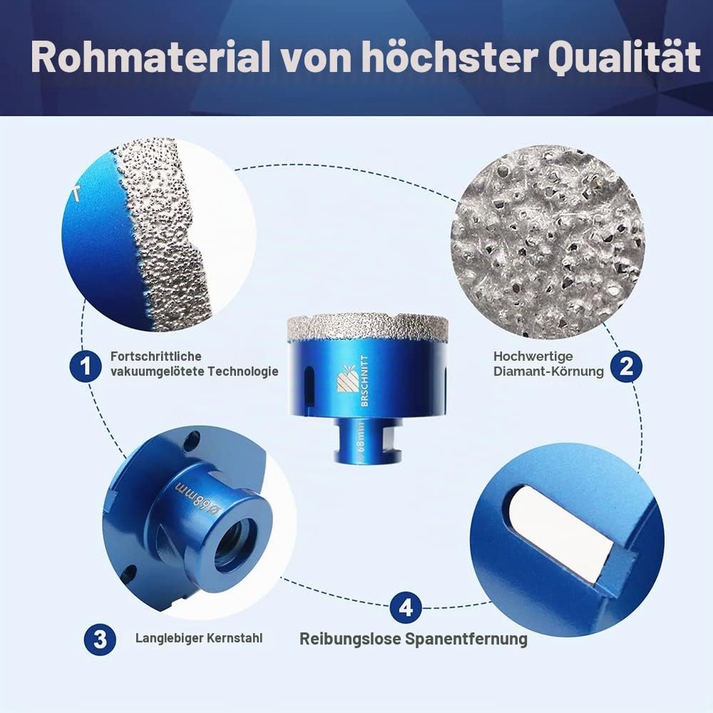 BRSCHNITT Diamant-Fliesenbohrer M14