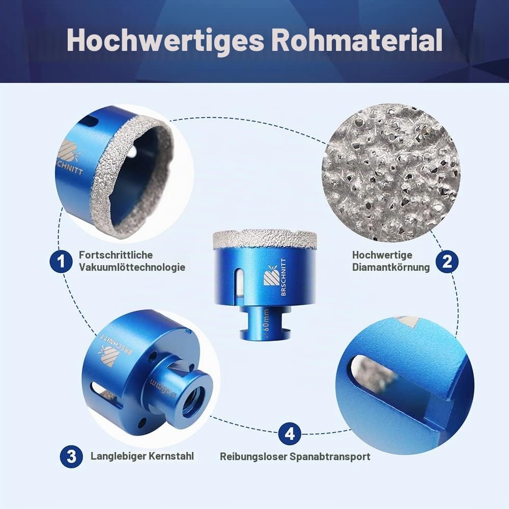 BRSCHNITT Diamant-Fliesenbohrer M14