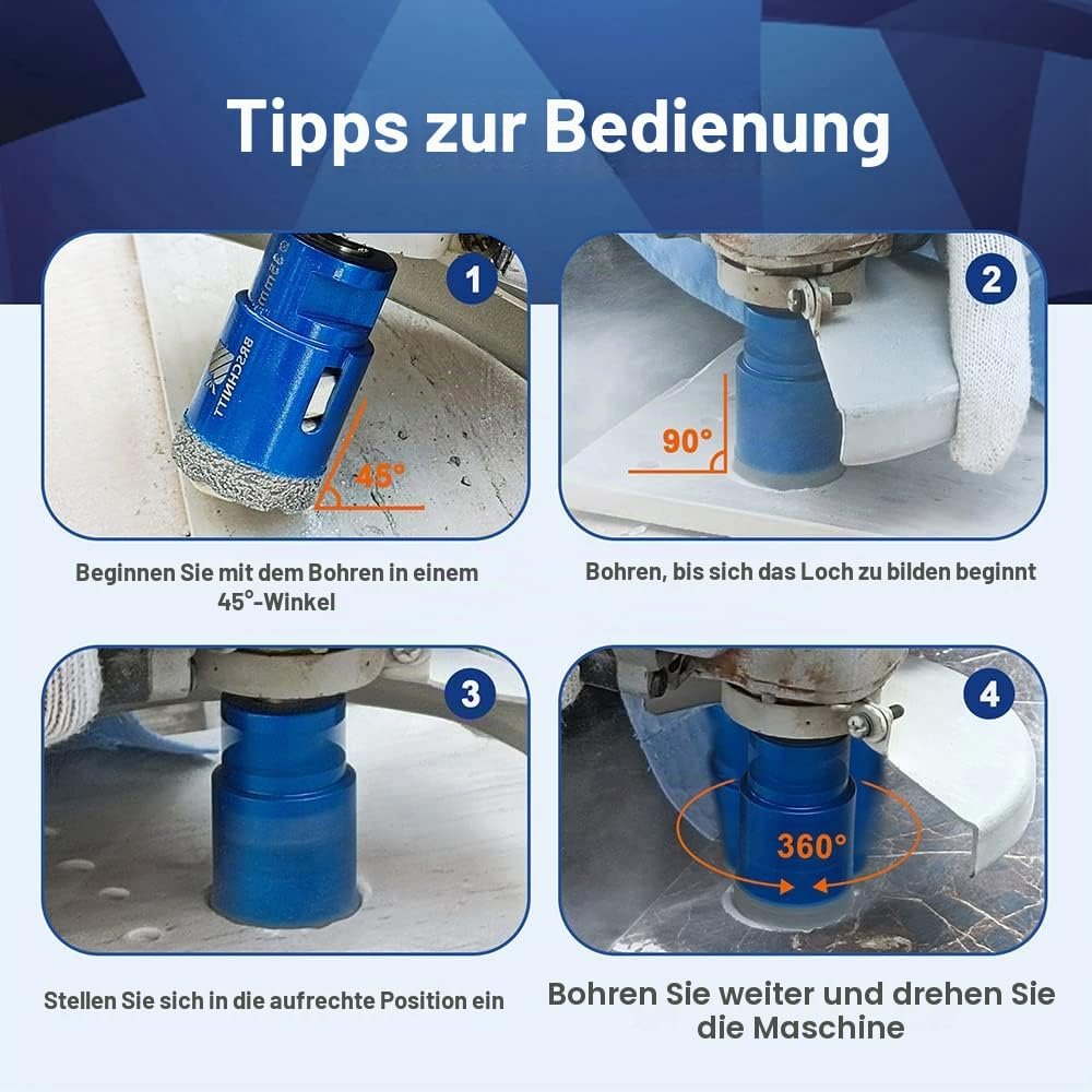 BRSCHNITT Diamant-Fliesenbohrer M14