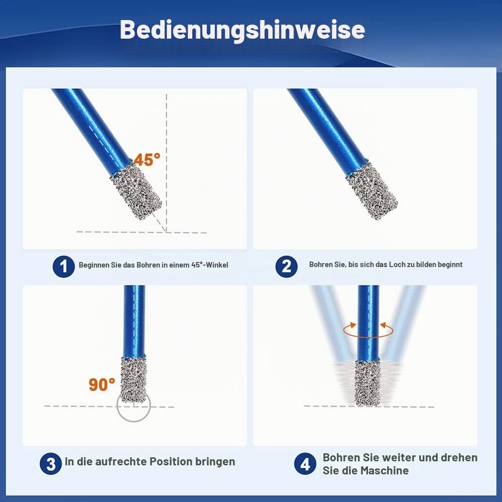 BRSCHNITT Diamantbohrer- und Fingerfräser-Sets