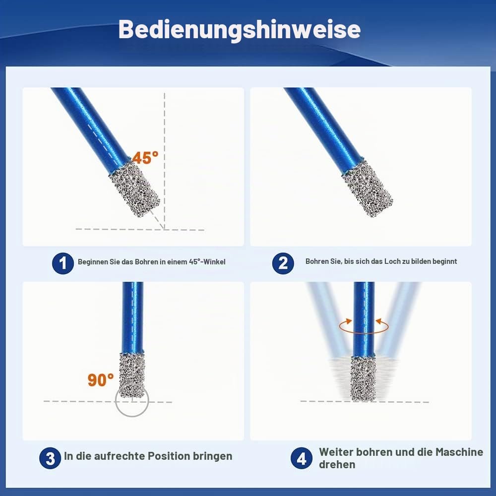 BRSCHNITT Diamantbohrer- und Fingerfräser-Sets