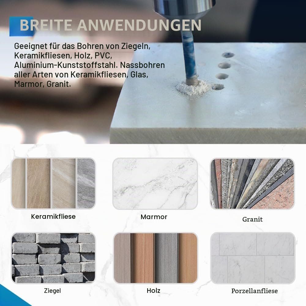 BRSCHNITT Diamantbohrer mit Sechskantschaft