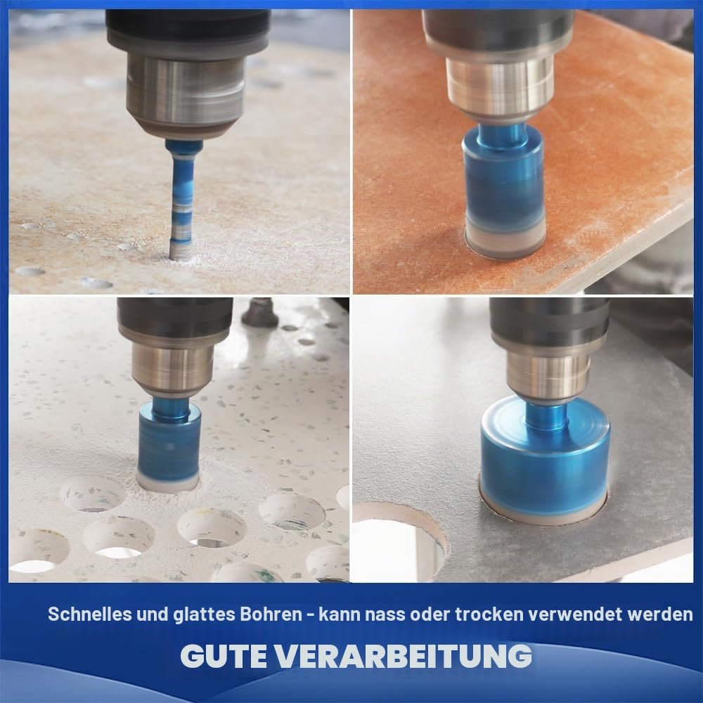 BRSCHNITT Diamantbohrer-, Fingerfräser- und Fasenbohrer-Sets