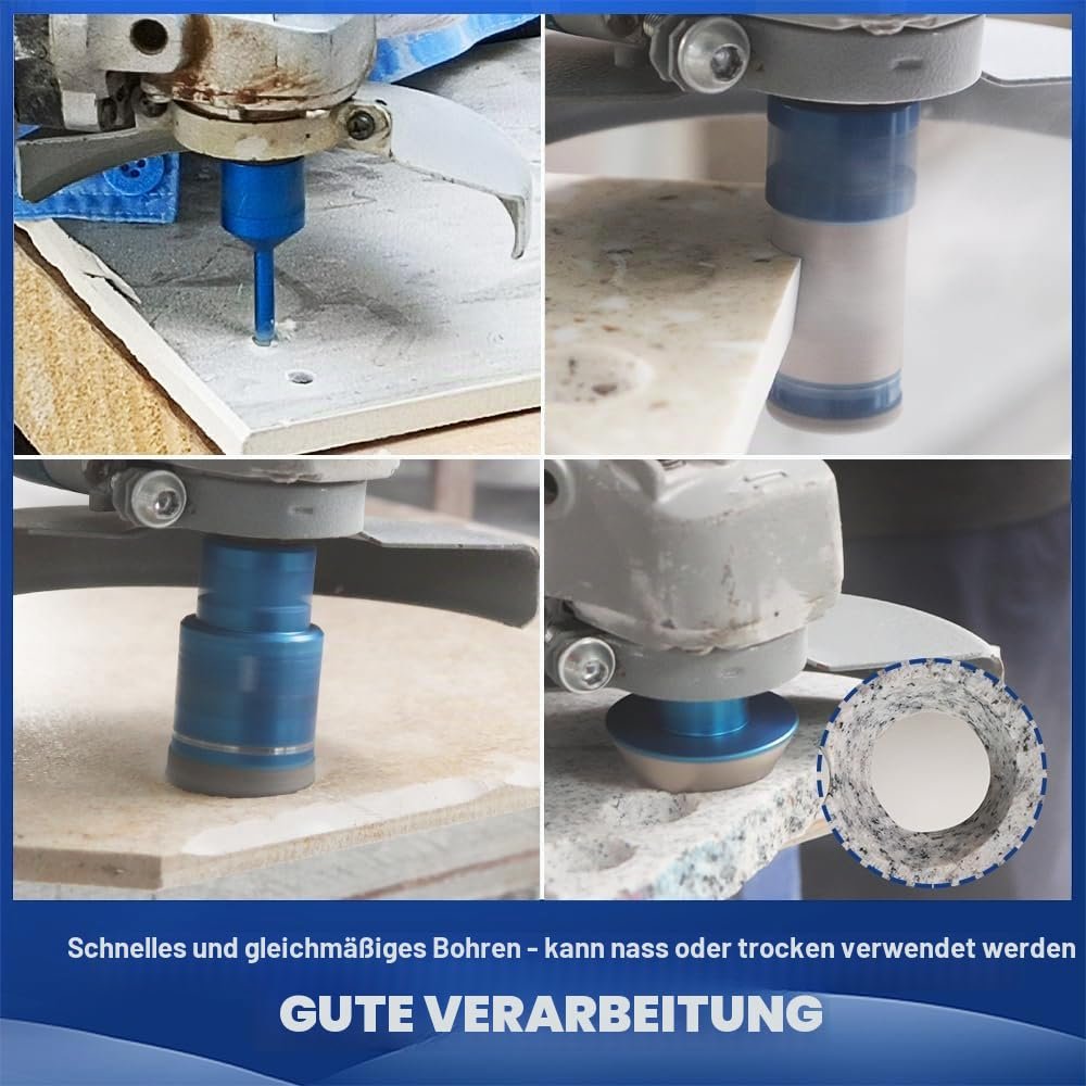 BRSCHNITT Diamantbohrer-, Fingerfräser- und Fasenbohrer-Sets