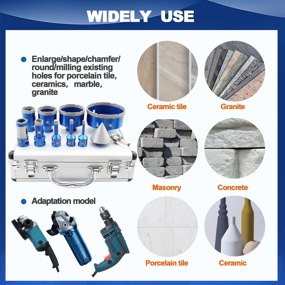 BRSCHNITT Diamantbohrer- und Fingerfräser-Sets
