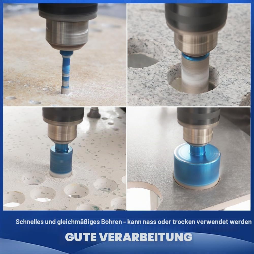 BRSCHNITT Diamantbohrer-, Fingerfräser- und Fasenbohrer-Sets