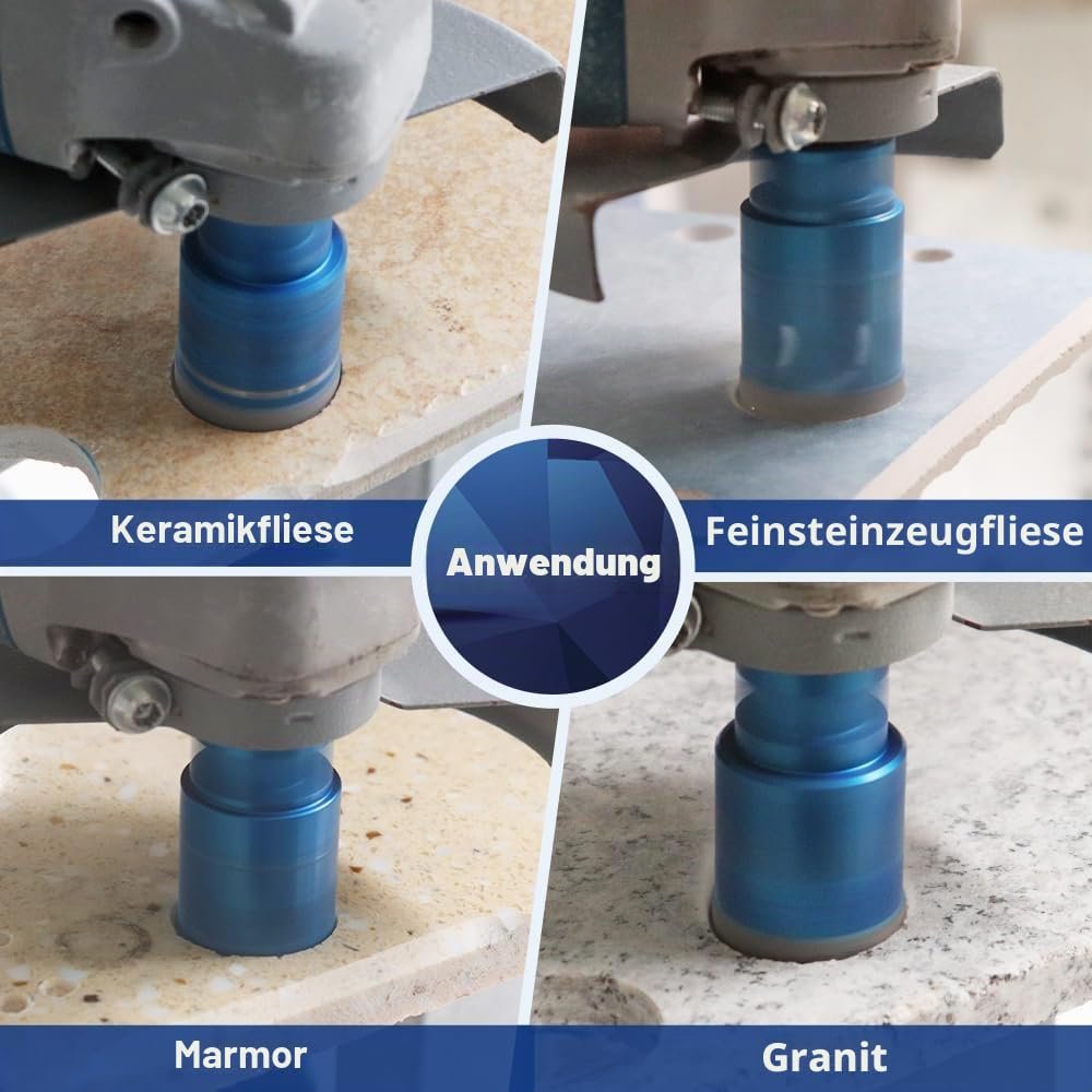 BRSCHNITT Diamantbohrer-, Fingerfräser- und Fasenbohrer-Sets