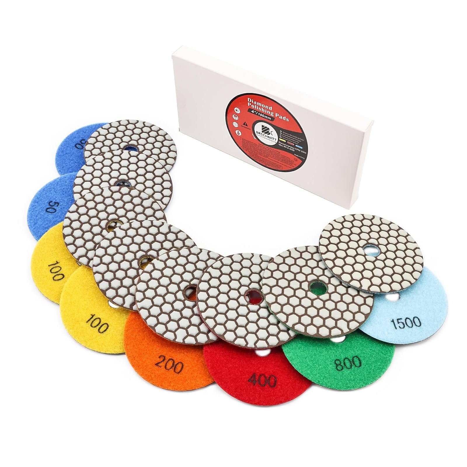 BRSCHNITT Diamant-Polierscheiben Sets