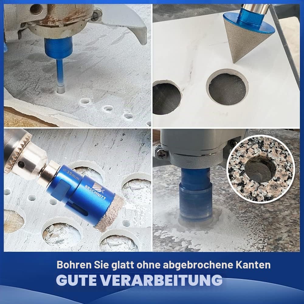 BRSCHNITT Diamantbohrer- und Fingerfräser-Sets