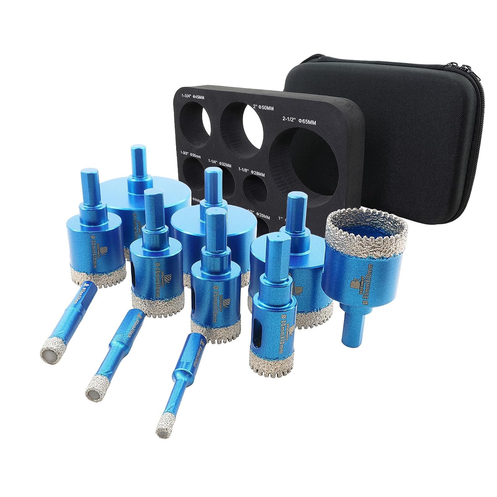 BRSCHNITT Diamantbohrer-, Fingerfräser- und Fasenbohrer-Sets