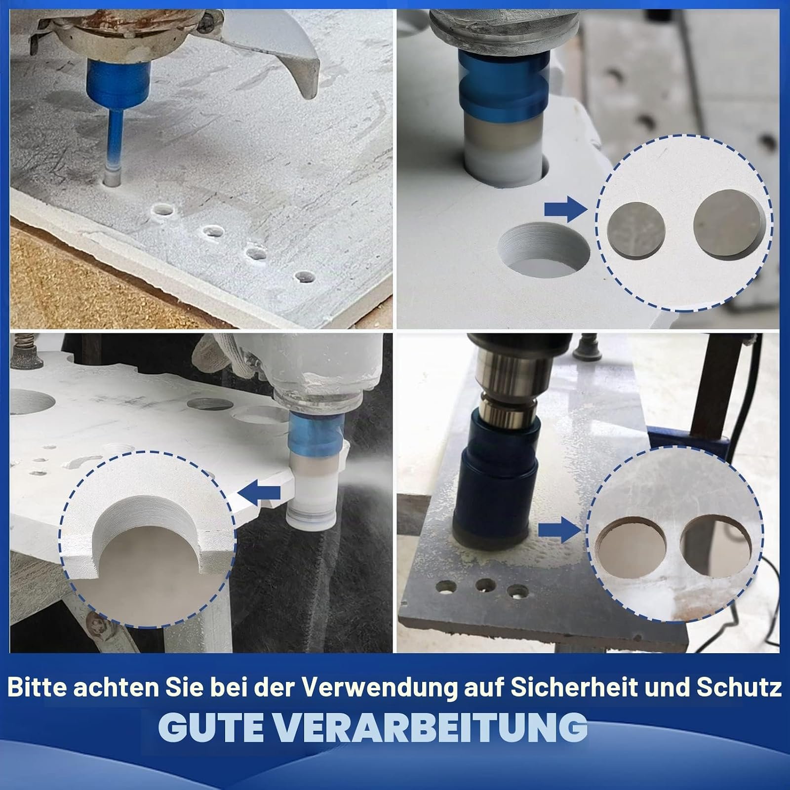 BRSCHNITT Diamantbohrer- und Fingerfräser-Sets