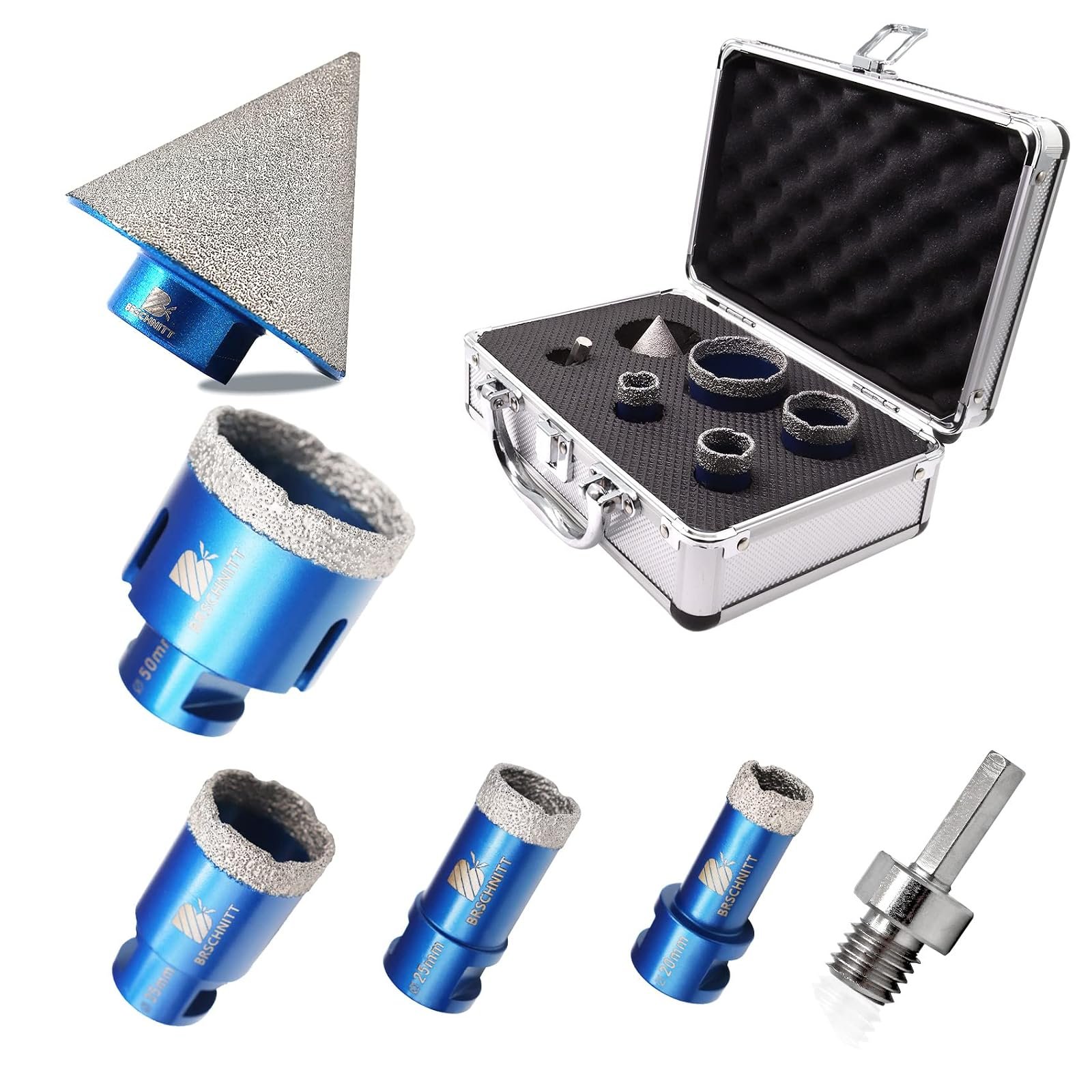 BRSCHNITT Diamantbohrer- und Fingerfräser-Sets