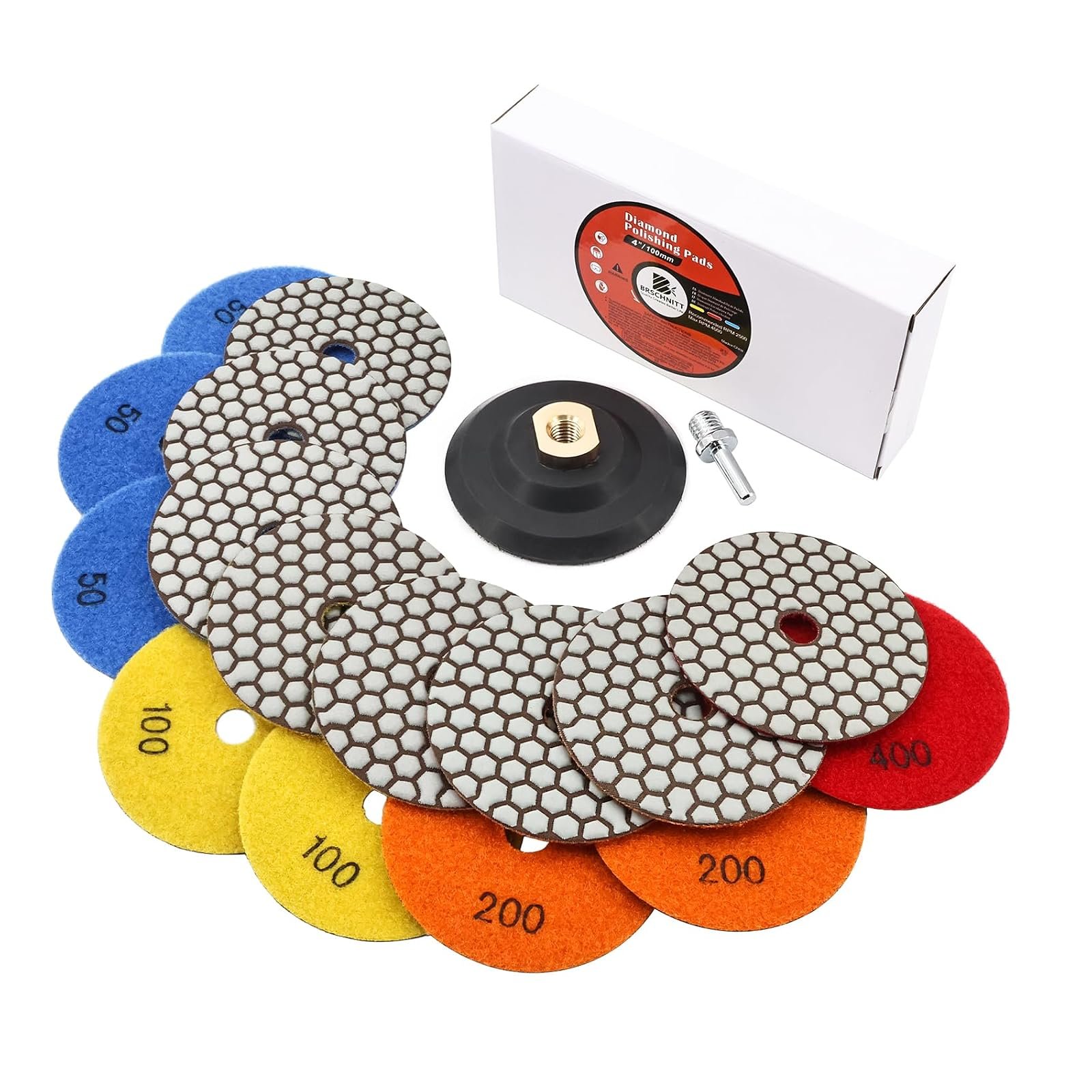 BRSCHNITT Diamant-Polierscheiben Sets