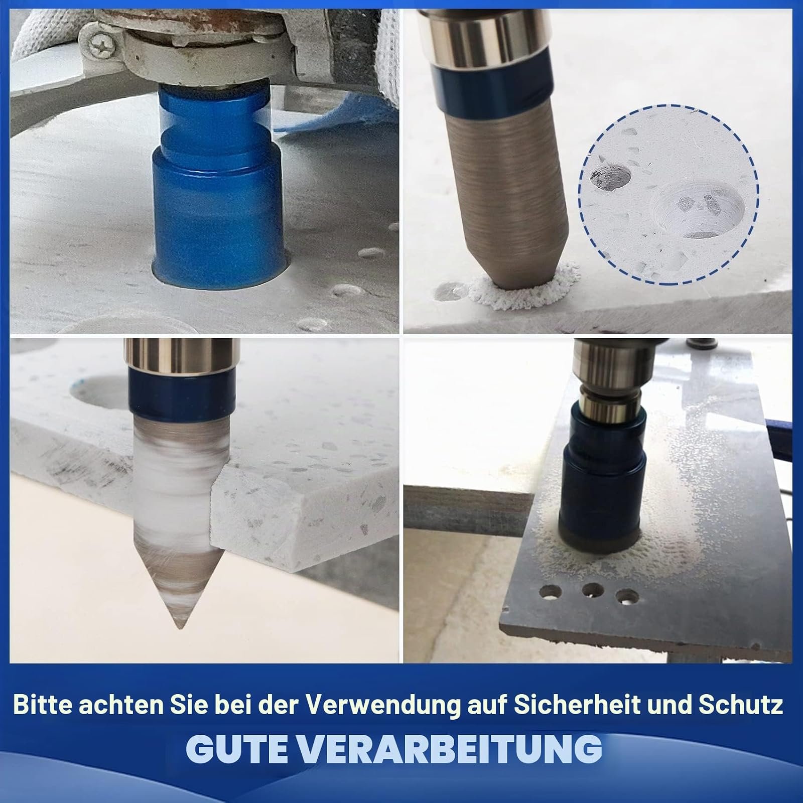 BRSCHNITT Diamantbohrer- und Fingerfräser-Sets