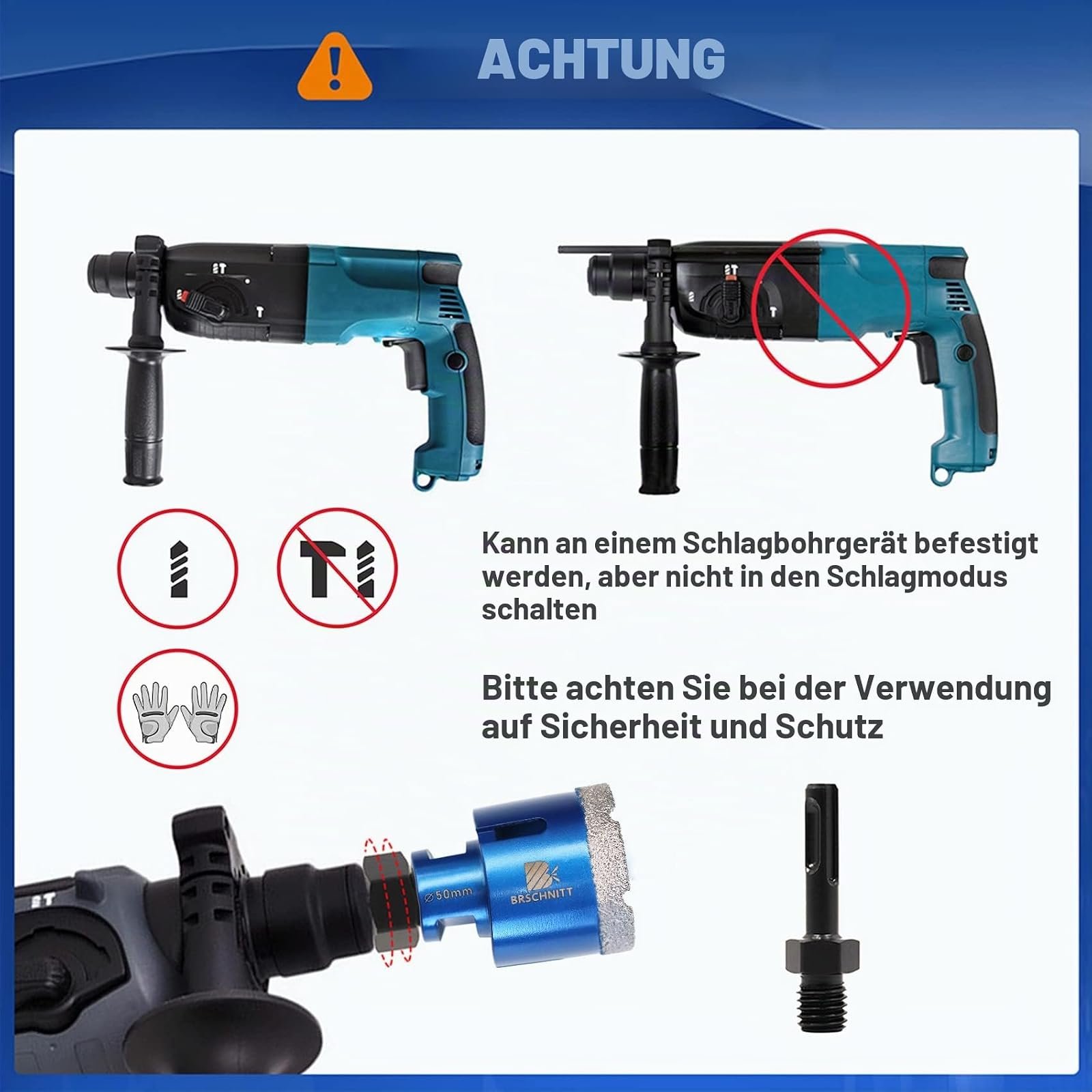 BRSCHNITT Diamantbohrer- und Fingerfräser-Sets