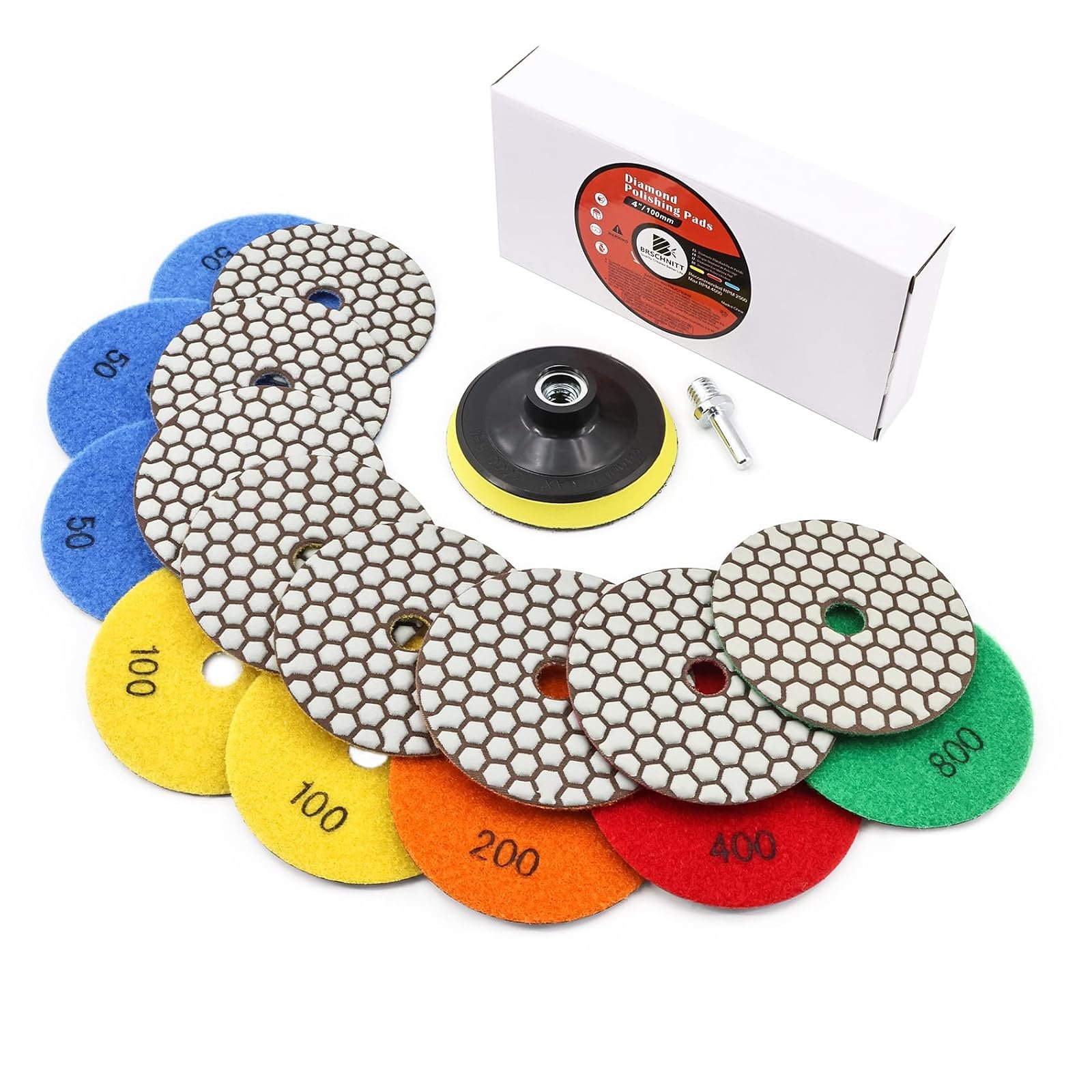 BRSCHNITT Diamant-Polierscheiben Sets