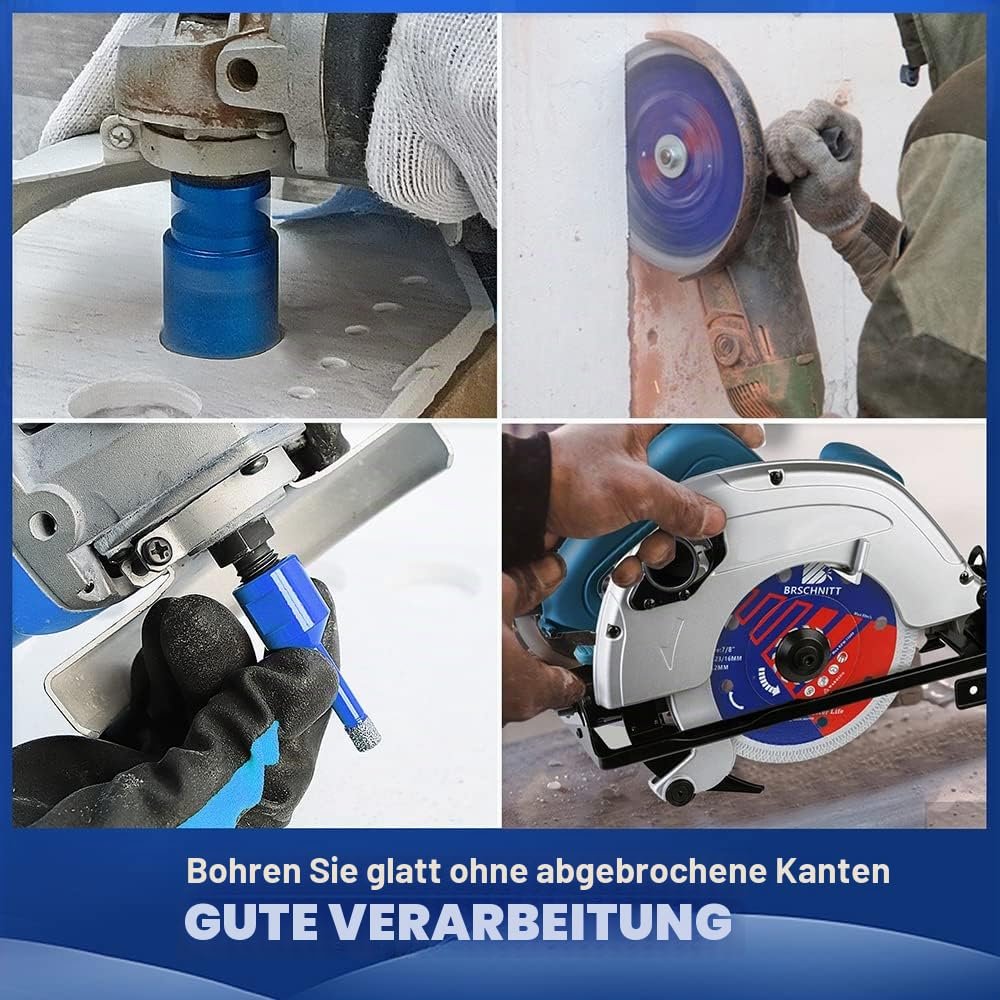 BRSCHNITT Diamantbohrer- und Fingerfräser-Sets