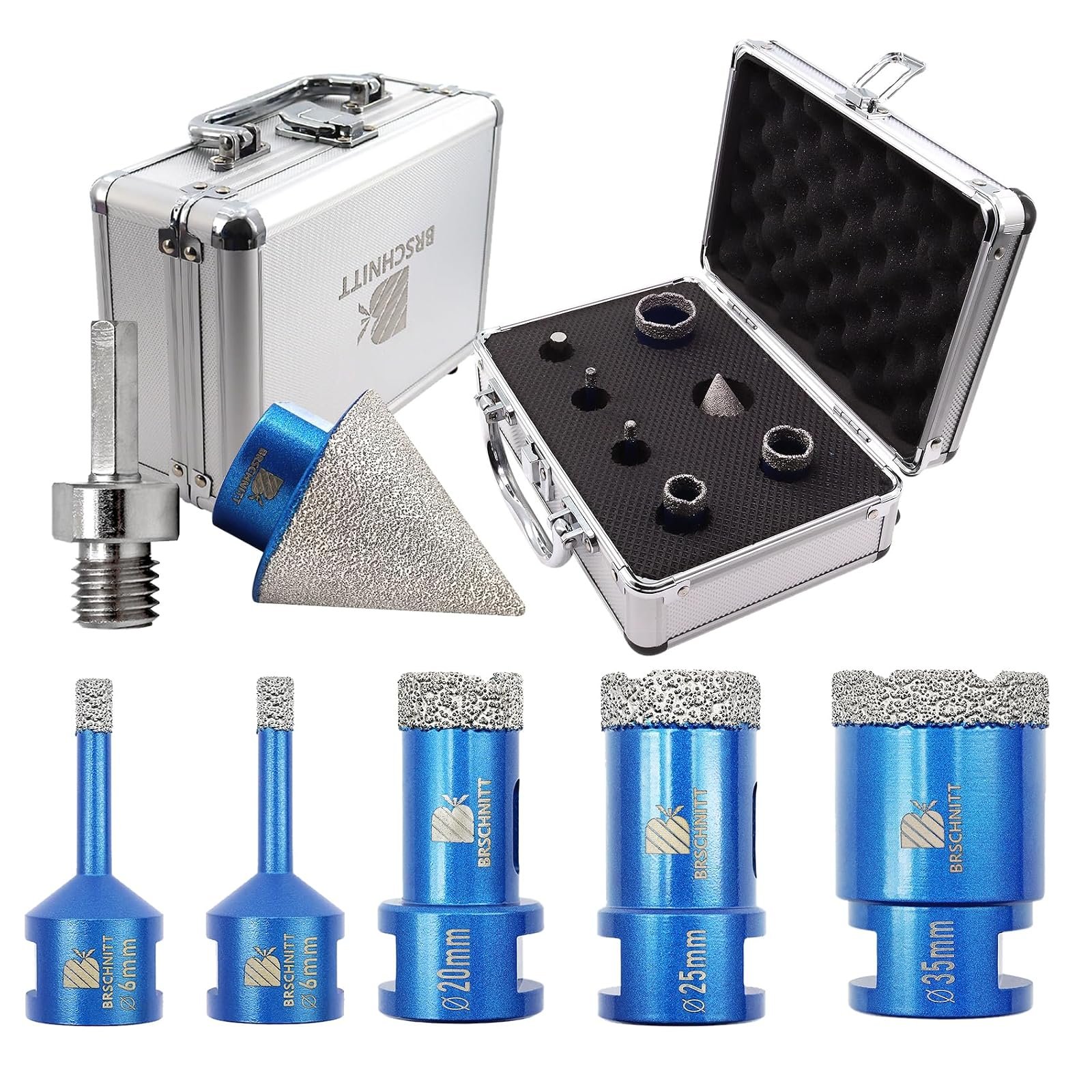 BRSCHNITT Diamantbohrer- und Fingerfräser-Sets