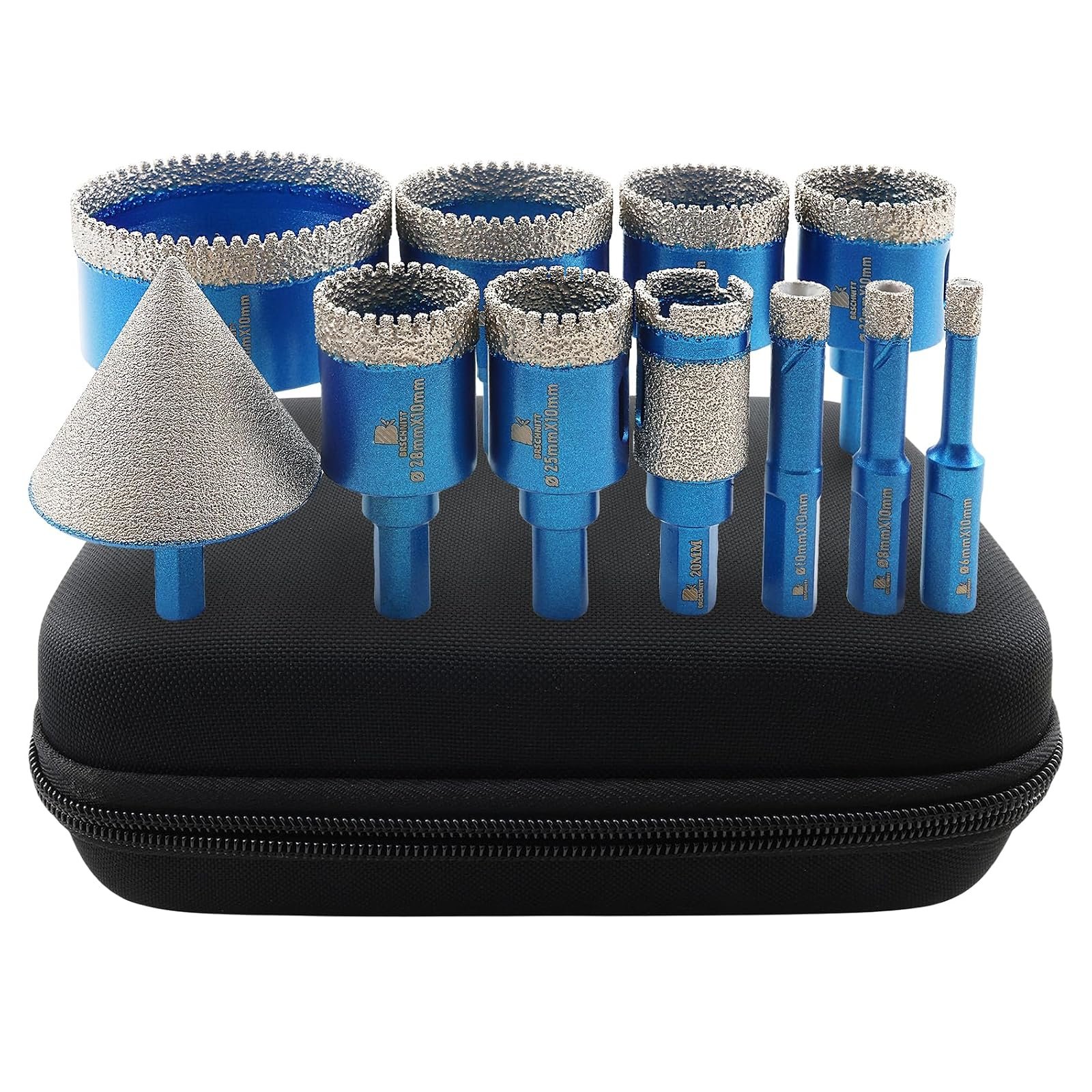BRSCHNITT Diamantbohrer-, Fingerfräser- und Fasenbohrer-Sets